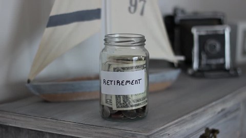money jar retirement